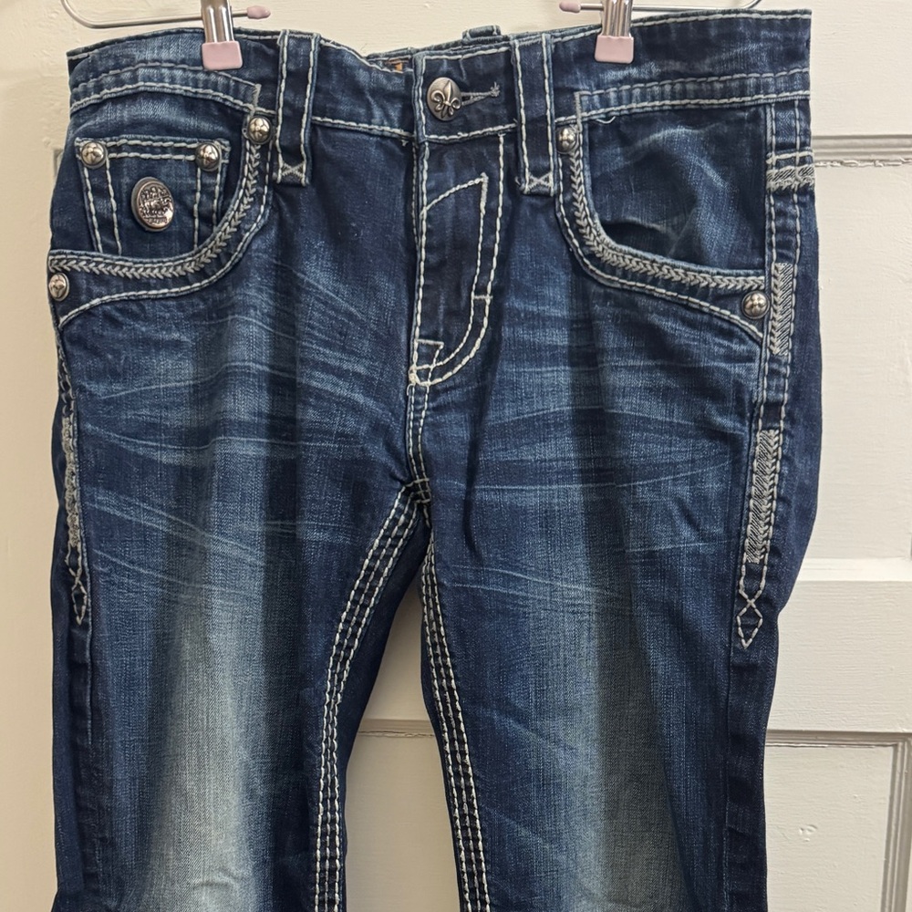 Rock Revival Blue Tyson Bootcut Jeans